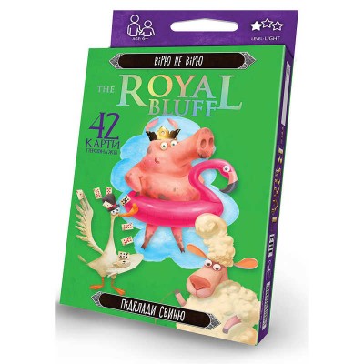 гр Карткова гра The royal bluff Вірю Не Вірю RBL-01-01U,RBL-01-02U укр (32) Danko Toys