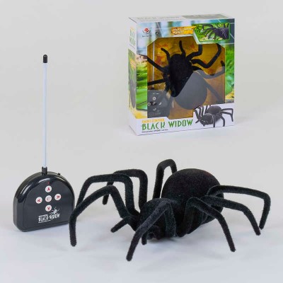 Павук на радіокеруванні 779 Чорна Вдова (122) на батарейках, світяться очі, в коробці