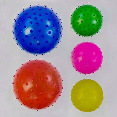 М`яч дитячий масажний С 40281 (1000) 5 кольорів, діаметр 16 см, 35 грам