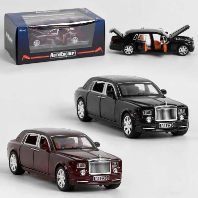 Машина металева EL 2566 (36) Auto Expert, 2 кольори, 1:24 масштаб, світло, звук, відчиняються двері, в коробці