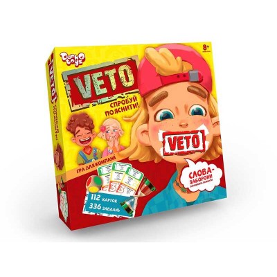 гр Игра настольная Veto VETO-01-01U (10) Danko Toys