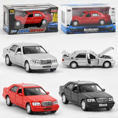 Машина металопластик LF - 43189 (722) Авто Експерт, 2 кольори, 1:32, світло, звук, інерція, відчиняються двері, багажник, капот, в коробці