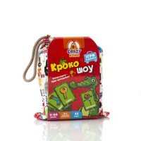 гр Гра в мішечку Крокодил. Кроко-шоу (укр)  VT8077-10 (12)  Vladi Toys, 55 карт