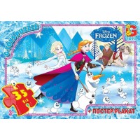 гр Пазлы 35 эл. G Toys Frozen FR 015 (62) +постер