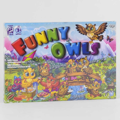 гр Настільна гра Funny Owls DTG98 (20) Danko Toys, ОПИС УКРРОС. МОВАМИ