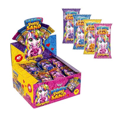 гр Кінетичний пісок Magic Pony Sand, 150 г MPS-01-01,02,03,04 (40) Danko Toys