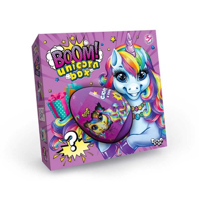 гр Креативна творчість BOOM! UNICORN BOX  Яйце сюрприз Поні (УКР) BUB-01-01U (6) Danko Toys