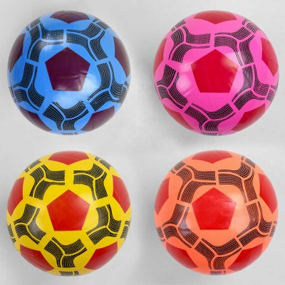 М`яч гумовий C 44645 (500) 4 кольори, розмір 9, діаметр 17, вага 60 грам