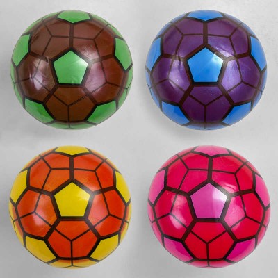 Мяч резиновый C 44661 (500) 4 цвета, размер 9, вес 60 грамм