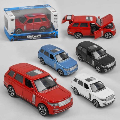 Джип металопластик LF - 49316 (962) Авто Експерт, 4 кольори, 1:32, світло, звук, інерція, відчиняються двері, багажник, капот, в коробці, МІКС