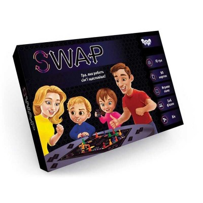 гр Настільна розважальна гра Swap укр G-Swap-01-01U (10) Danko Toys