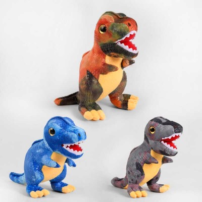 Мягкая игрушка Динозавр D 34588 (300) ВИДАЄТЬСЯ ТІЛЬКИ МІКС ВИДІВ, 3 цвета, 19см