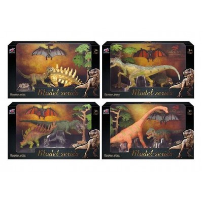 Набор динозавров Q 9899 V2 (24/2) 4 вида, в коробке