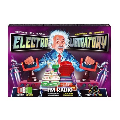 гр Електронний конструктор Electro Laboratory. FM Radio Elab-01-01 (5) Danko Toys, у коробці