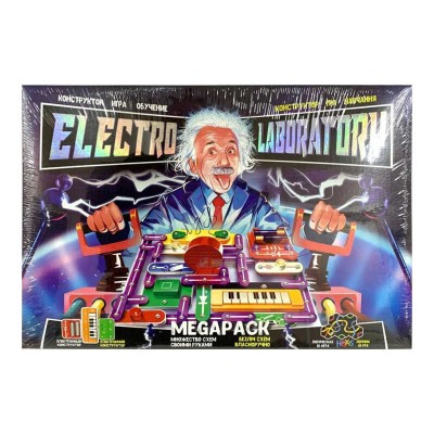 гр Електронний конструктор Electro Laboratory. Megapack Elab-01-04 (4) Danko Toys, ОПИС УКРРОС. МОВАМИ