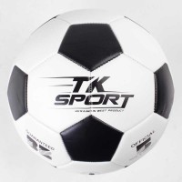 М`яч футбольний C 50478 (60) TK Sport 1 вид, вес 410-420 грамм, резиновый баллон с ниткой, материал PU, размер №5