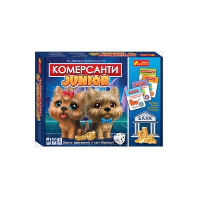 гр Настільна гра Комерсанти. Junior 10120162У 5868У (12) Ранок