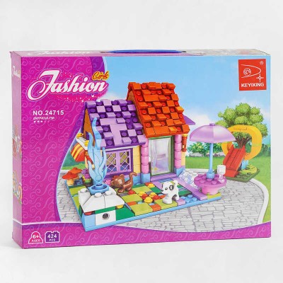 Конструктор AUSINI 24715 (122) 424 деталі, “Fashion Girls”, будиночок, в коробці