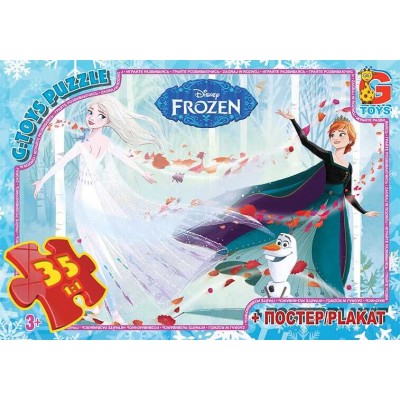 гр Пазли 35 ел. G Toys Frozen FR 046 (62) +постер