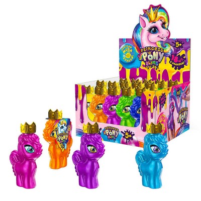 гр В`язка маса Princess Pony Slime PPS-01-01U УКР. (1) ЦІНА ЗА 18 ШТУК У БЛОЦІ Danko toys