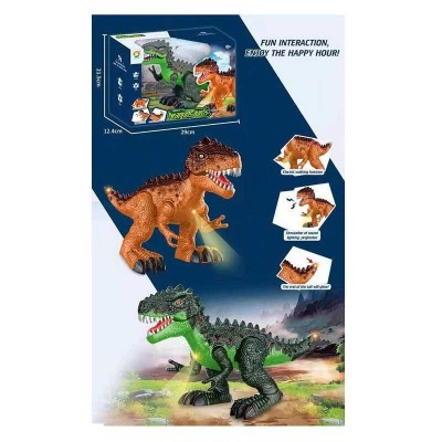 Динозавр 666-36 A (482) 2 кольори, “Тиранозавр”, підсвічування, гарчить, ходить, в коробці