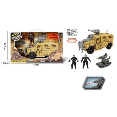 Військовий набір G 3109-12 (24) 2 види техніки, 2 фігурки військових, запускач, аксесуари, в коробці