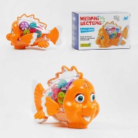 Рибка музична 33707 (72) WToys УКРАЇНСЬКЕ ОЗВУЧУВАННЯ, шестерні, пісня, підсвічування, автоматичний рух, в коробці