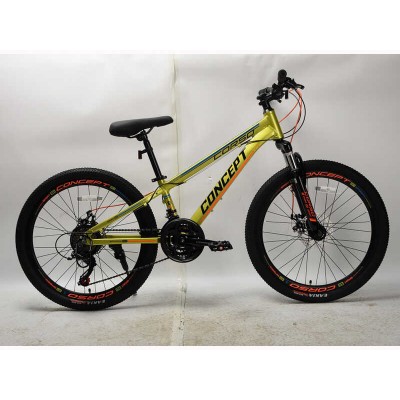 Велосипед Спортивний Corso 24 дюймів «CONCEPT» CP-24166 (1) рама алюмінієва 11’’, обладнання Shimano, 21 швидкість, зібран на 75