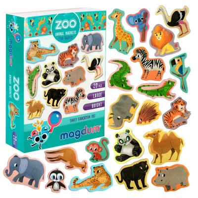 гр Магнітна гра ML4031-05 EN (70) Zoo, 20 магнітів, Magdum