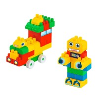 гр Конструктор Mini Blocks №1 (50 деталей) 1161 (24) Bamsic