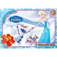 гр Пазли 35 эл. G Toys Frozen FR 052 (62) + постер