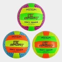 М`яч волейбольний C 60970 (60) TK Sport, 3 види, матеріал м`який PVC, вага 280-300 грамів, розмір №5, ВИДАЄТЬСЯ ТІЛЬКИ МІКС ВИДІВ