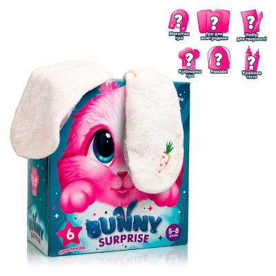 гр Гра настільна Bunny surprise maxi VT 8080-10 (9) Vladi Toys, магнітна гра, пазл, набір для творчості, настільна гра, лизун, рюкзак, в коробці