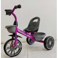 Велосипед 3-х колісний BS-44101 Best Trike (1) колеса EVA переднє 12’’, заднє 10’’, сталева рама, фара з музикою та світлом, 2 кошики, в коробці