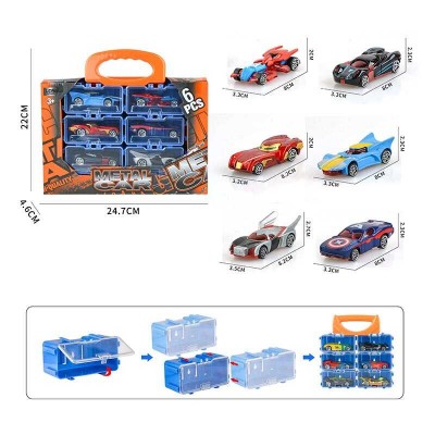 Набір машин 3101-2 (722), 6 металопластикових машин, окремі контейнери, в коробці