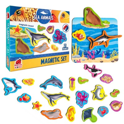 гр Магнітний набір Sea life RK2090-05 (12) Vladi Toys, в коробці