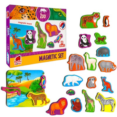 гр Магнітний набір Zoo with board RK2090-02 (12) Vladi Toys, в коробці
