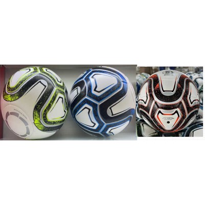 М`яч футбольний C 64624 (30) 3 види, вага 420 грам, матеріал PU, балон гумовий, клеєний, (поставляється накачаним на 90), ВИДАЄТЬСЯ ТІЛЬКИ МІКС ВИДІВ