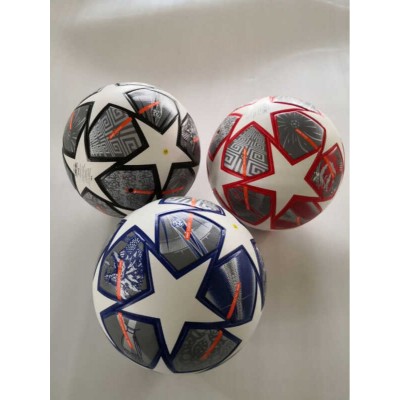 М`яч футбольний C 64626 (30) 3 види, вага 420 грам, матеріал PU, балон гумовий, клеєний, (поставляється накачаним на 90), ВИДАЄТЬСЯ ТІЛЬКИ МІКС ВИДІВ