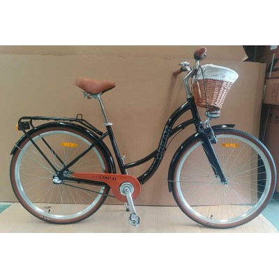 Велосипед міський Corso Dream DM-28707 (1) обладнання Shimano Nexus-3, 3 швидкості, алюмінієва рама, кошик, фара