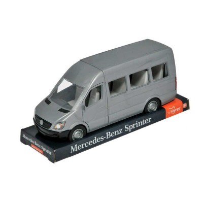 гр Автомобіль Mercedes-Benz Sprinter 39707 (6) Tigres, Пасажирський СІРИЙ, масштаб 1:24, рухомі елементи, в плівці