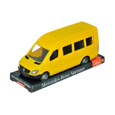 гр Автомобіль Mercedes-Benz Sprinter 39716 (6) Tigres, Пасажирський ЖОВТИЙ, масштаб 1:24, рухомі елементи, в плівці