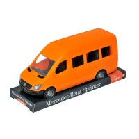 гр Автомобіль Mercedes-Benz Sprinter 39718 (6) Tigres, Пасажирський ПОМАРАНЧЕВИЙ, масштаб 1:24, рухомі елементи, в плівці