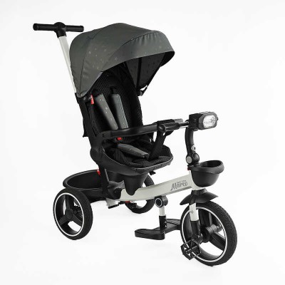 Велосипед 9155  603-85 BestTrike Marco (1) поворотне сидіння, складне кермо, колеса з прогумованим PU, кошик, телескопічна ручка, фара музична