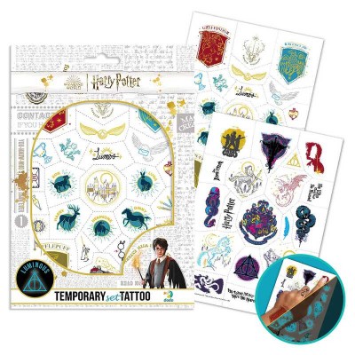 гр Набір дитячих тимчасових татуювань Harry Potter. Символи 200505 (50) DoDo, 45 татуювань