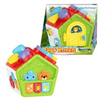 Логічна хатинка WToys 26558 (48) ОЗВУЧУВАННЯ УКРАЇНСЬКОЮ МОВОЮ, казки, пісні, загадки, в коробці