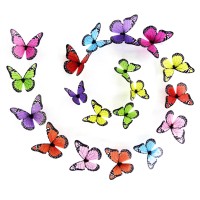 Набор декоративных бабочек на стену 3D H-Z-104 (уп. 18 шт)