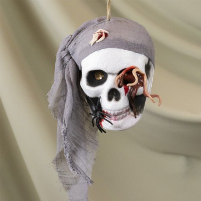 Декор подвесной череп Корсар 13799 (серый) Декор подвесной череп Корсар 13799 (серый)