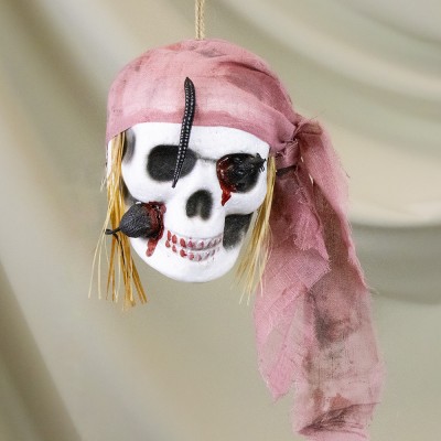 Декор подвесной череп Пират 13802 (пепел розы) Декор подвесной череп Пират 13802 (пепел розы)
