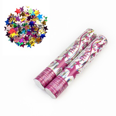 Хлопушка пневматическая 30см со звездочками